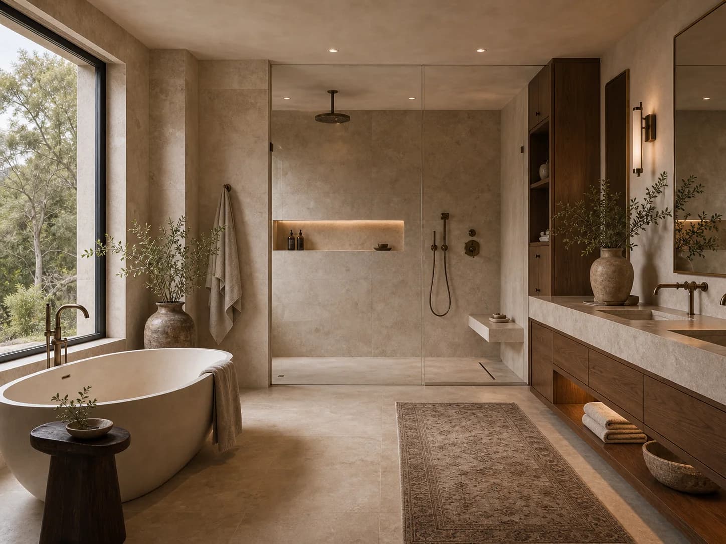 Warm Stone Wet Room design inspiration