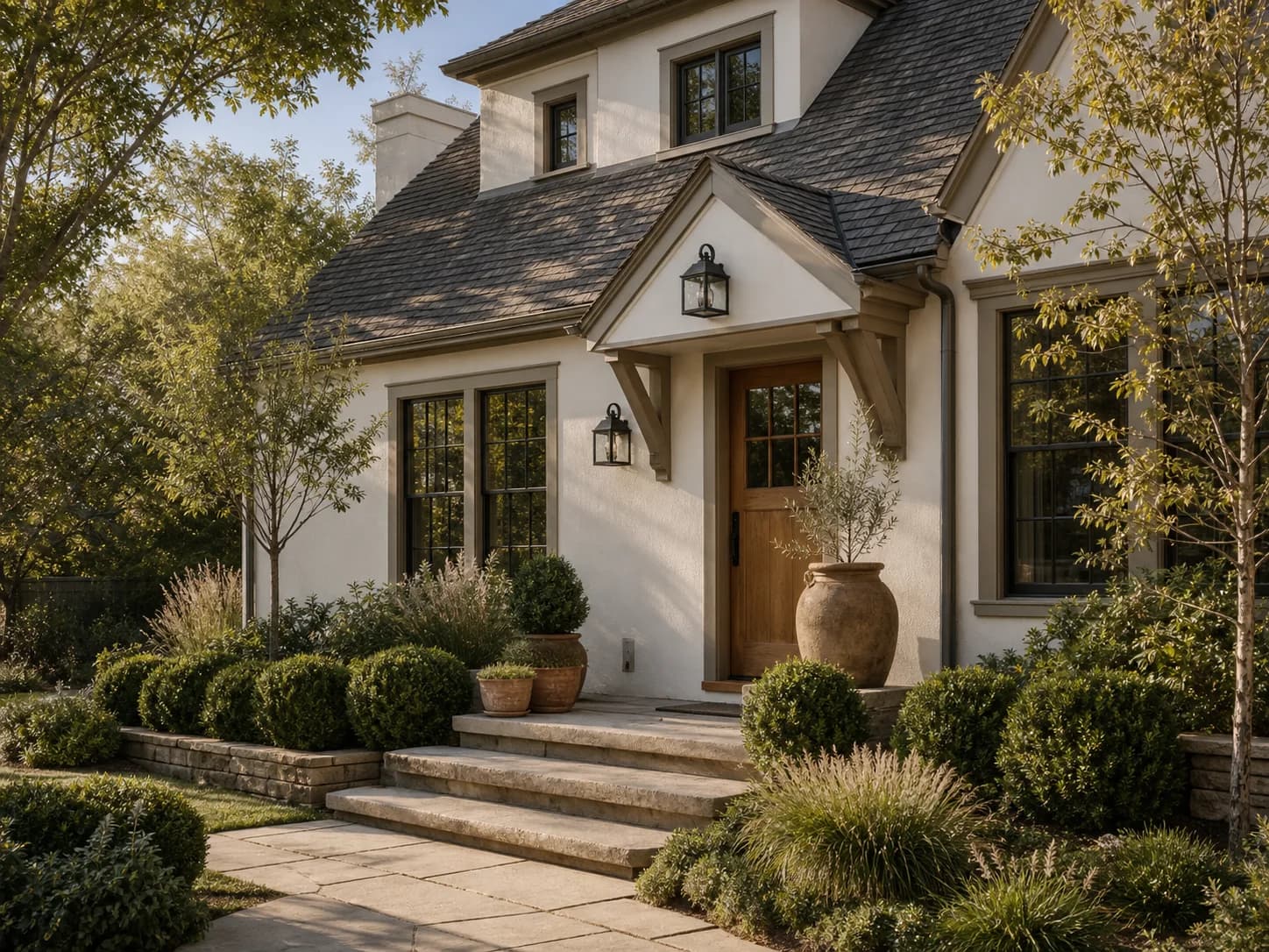 Warm White exterior design — exteriors