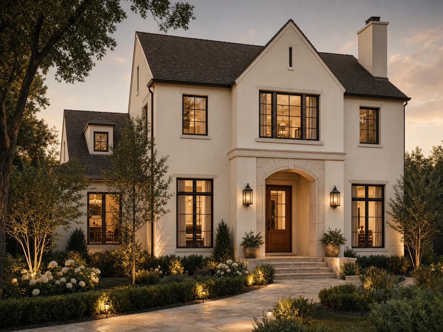 Warm White Exterior design inspiration