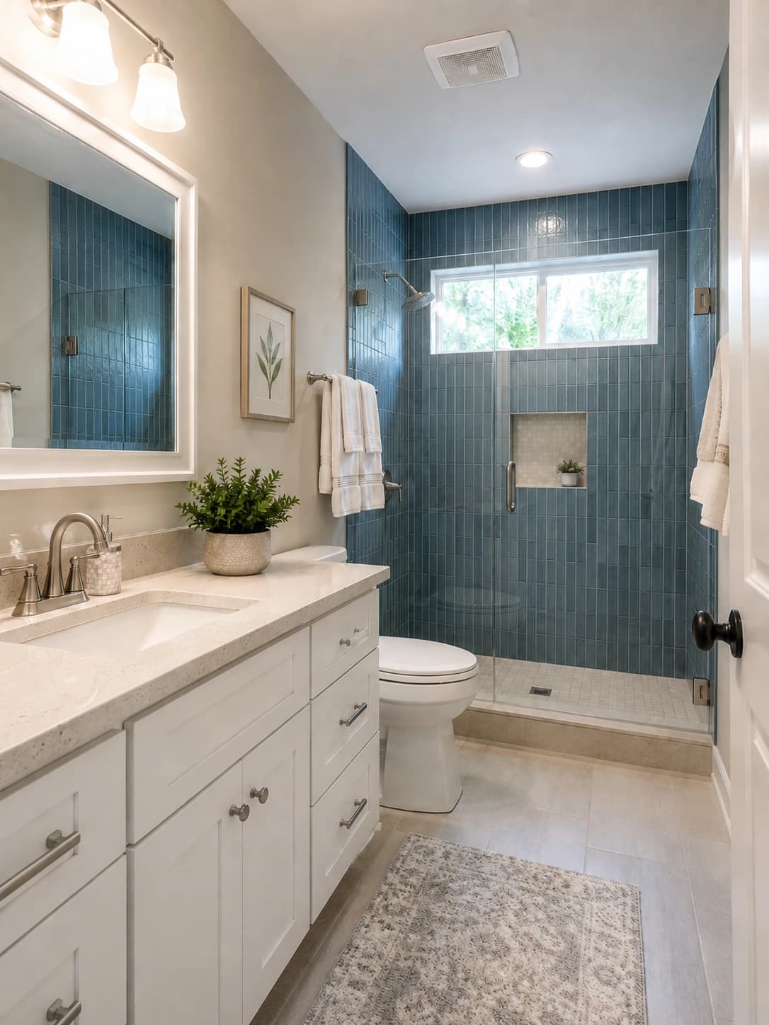 Tile after AI bathroom design