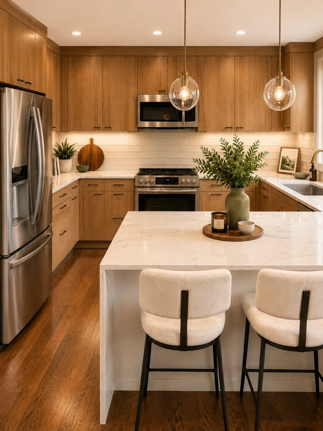 Kitchen updates after AI home design visualization