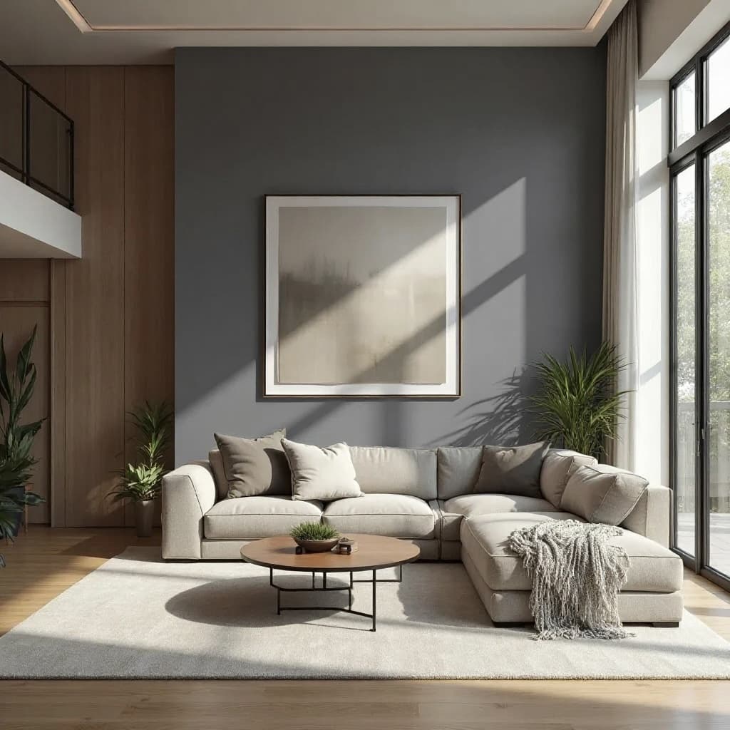 Living Room after paint visualization