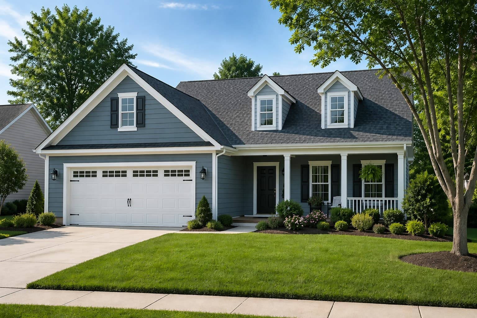 exterior scene painted coastal slate