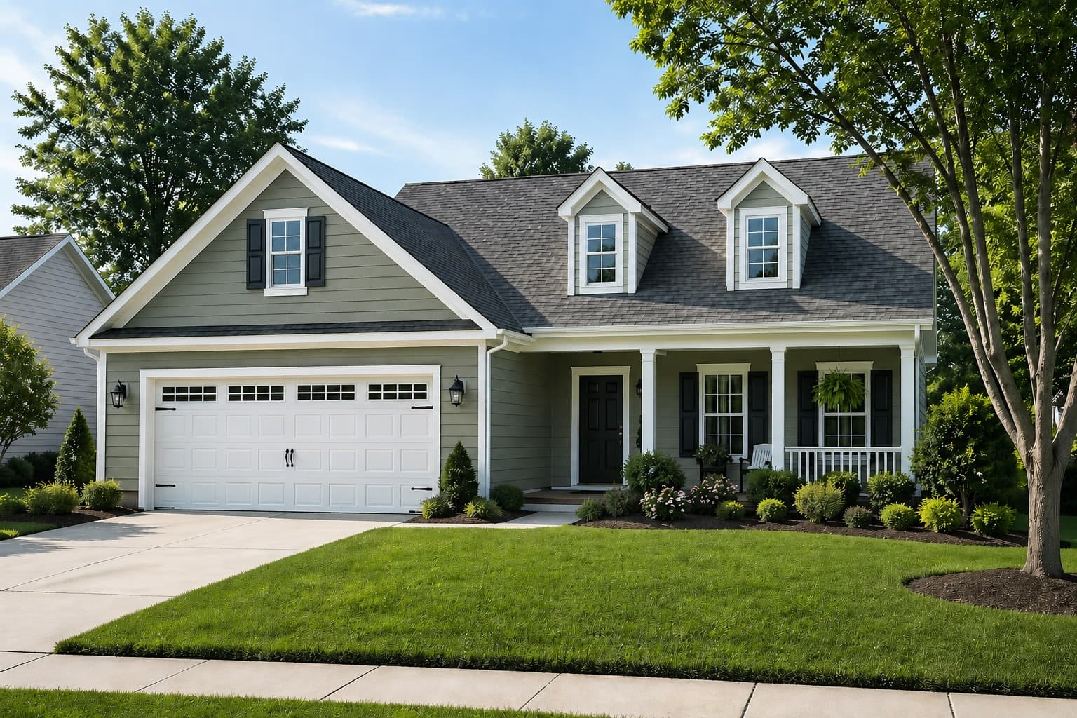 exterior scene painted olive grove