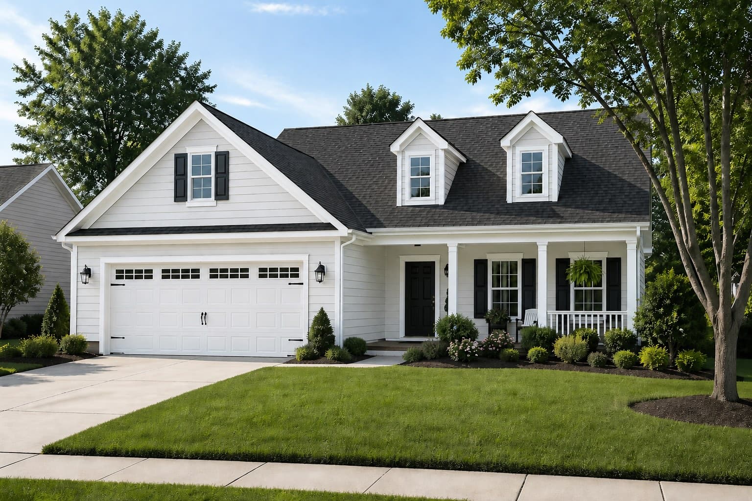 exterior scene painted classic linen