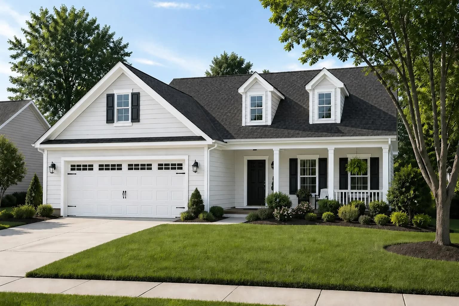 exterior scene painted classic linen
