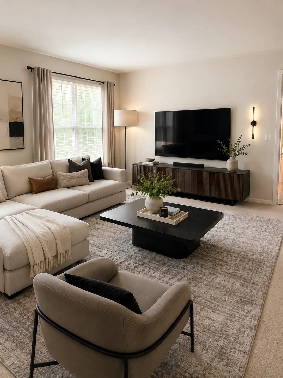 Room design ideas after AI home design visualization